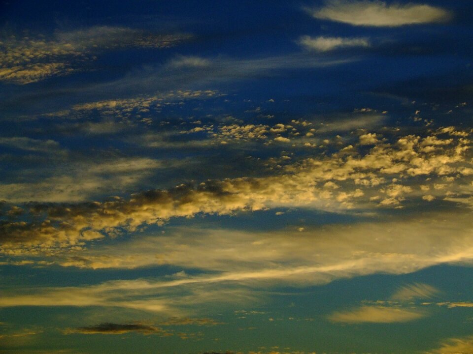 Clouds sky blue