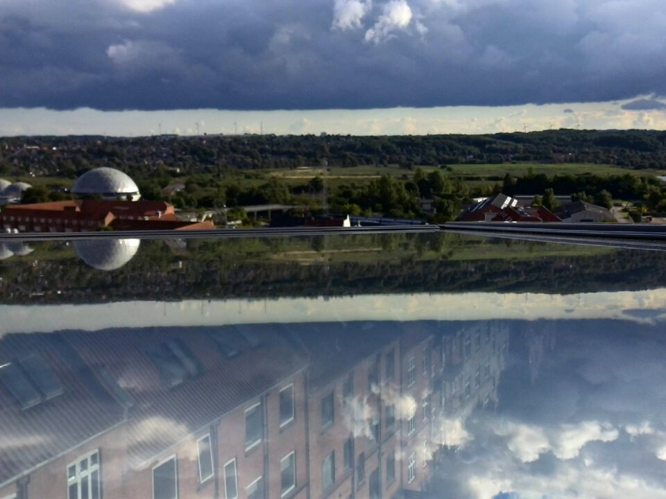 Dome reflection landscape