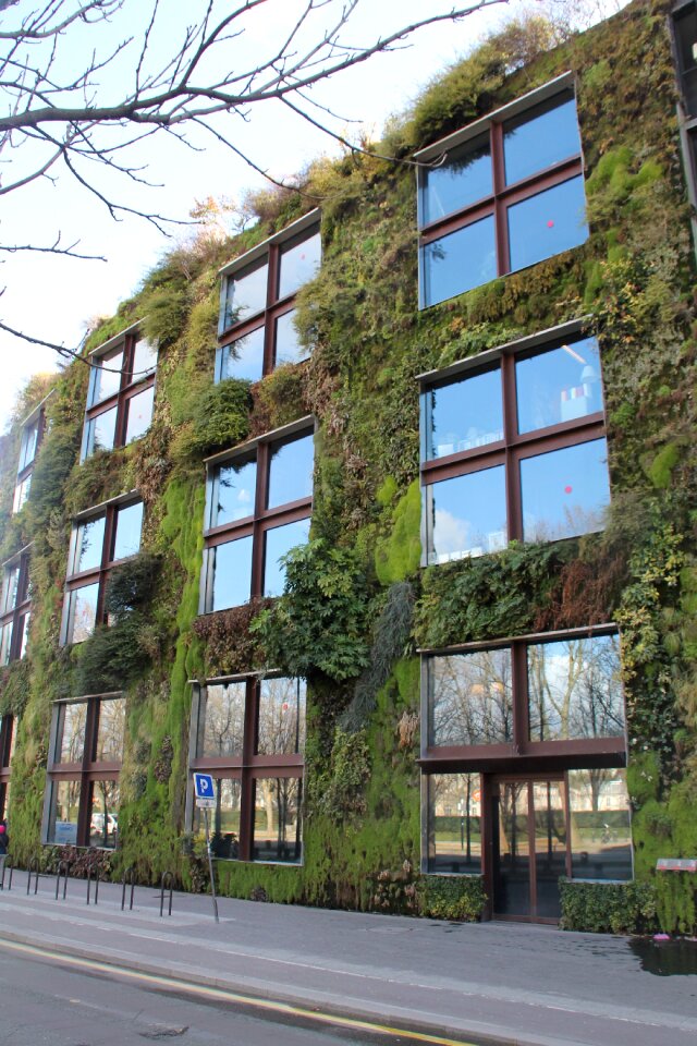 Green wall building