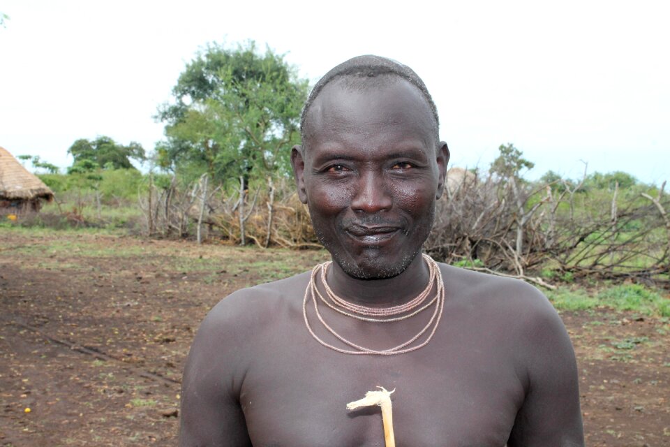 Omo valley black skin