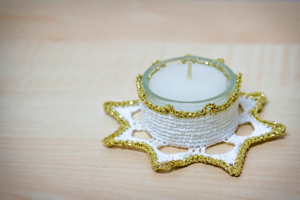 Feast day candle celebrate