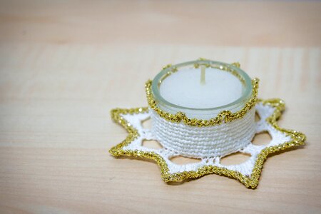 Feast day candle celebrate