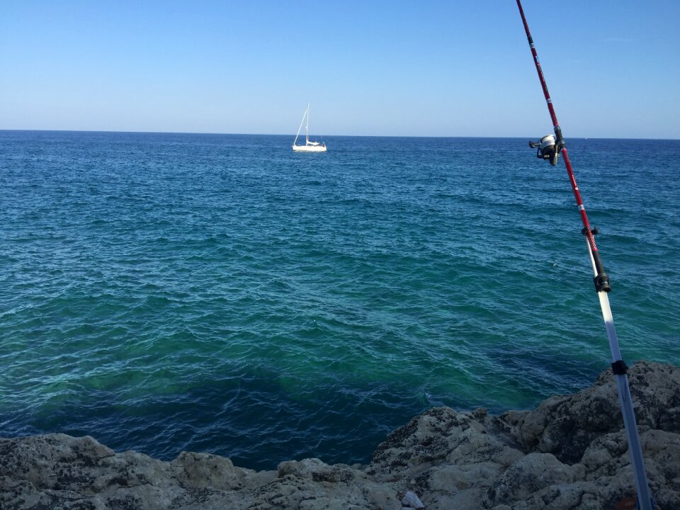 Water sailing boat summer