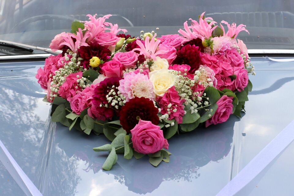 Marriage celebration heart