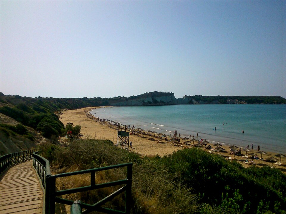 Summer greece coast photo