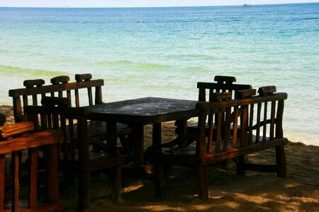 Beach sea summer photo