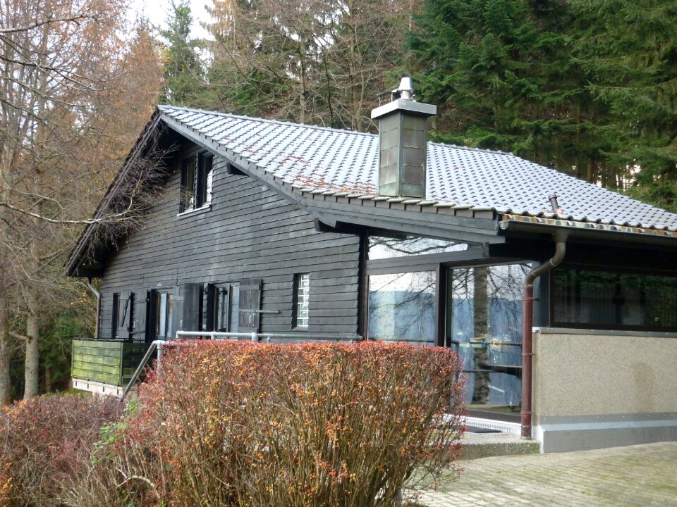 Mountain hut alm nature