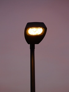 Lamp light evening photo