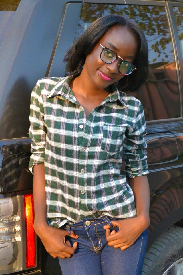 Smiley girl model