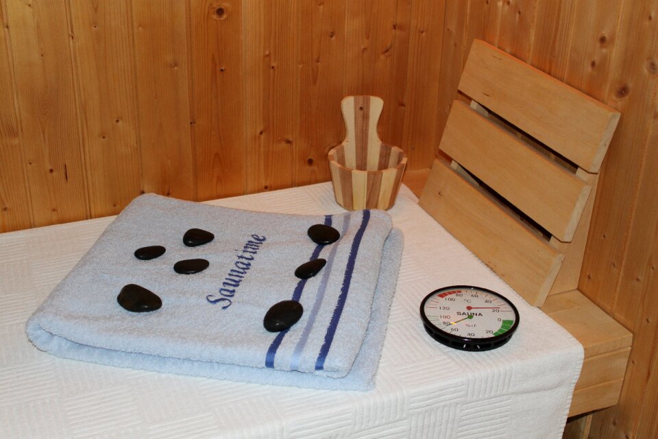 Sauna thermometer infusion