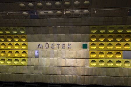 Czech underground station