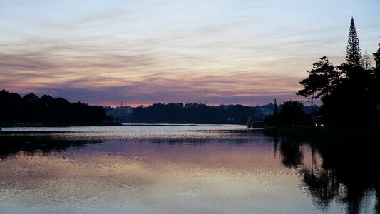 Outdoor dawn dalat city