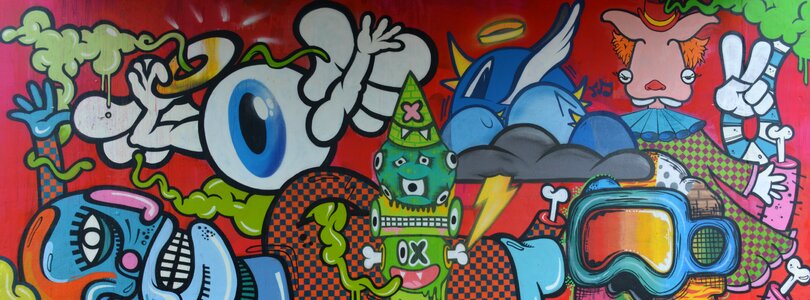 Wall drawing painting