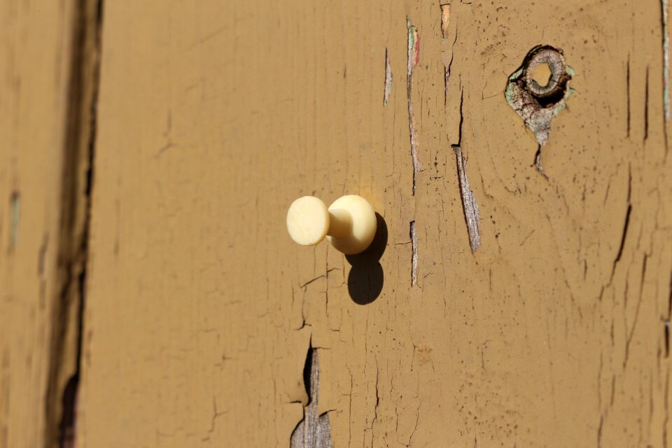 Thumbtack pin bare