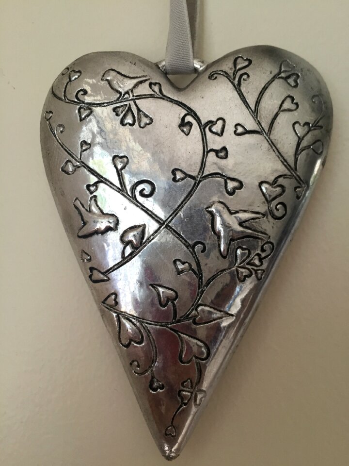 Silver decor souvenir