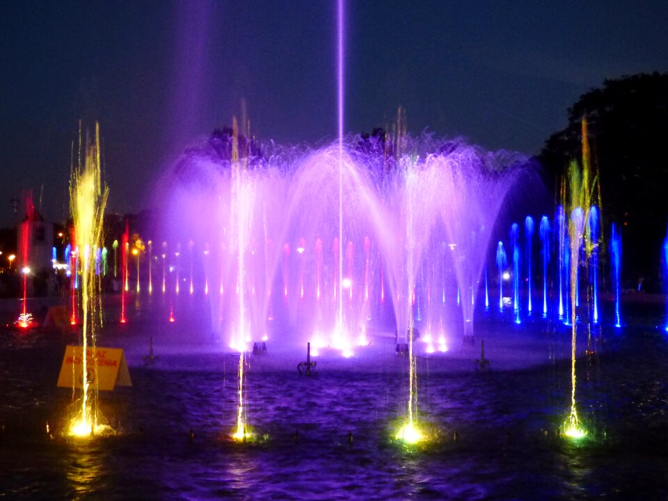 Laser preview flowing water