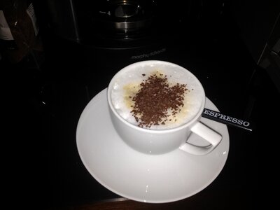 Caffeine coffee cup cappuccino photo