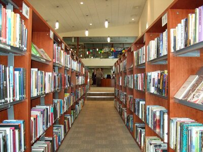 School library books brown school photo