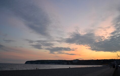 Clouds landscape beech