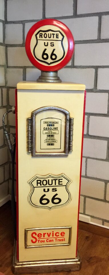 Gas pump historically old