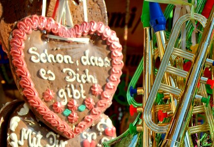 Gingerbread heart fair sweetness