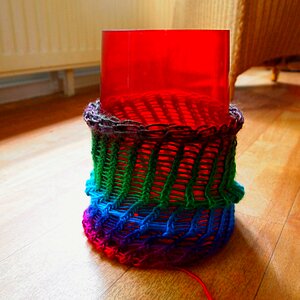 Crafts vase cover