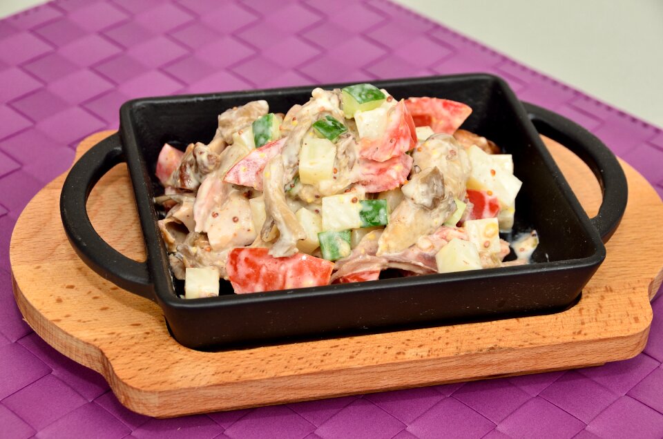Teppanyaki salad sauce wild time vegetable
