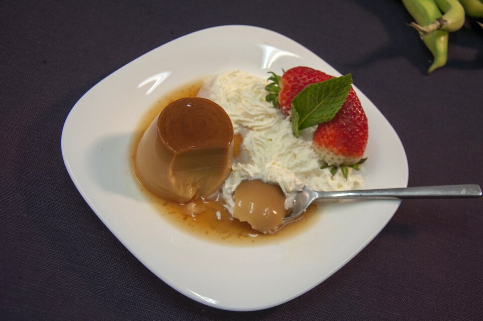 Spoon dessert sweet