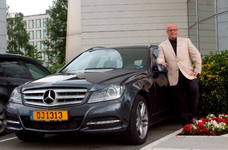 Sports car elegant mercedes benz