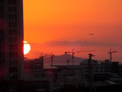 Solar glow red