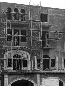 Site building under construction construction site photo