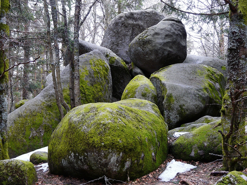 Landscape stone formation rock