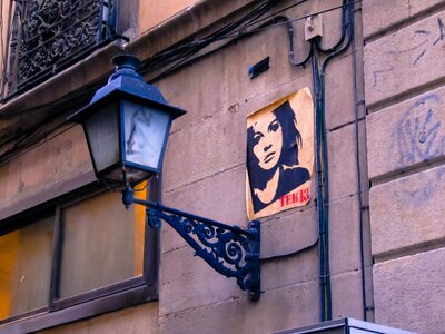 Barcelona poster lantern