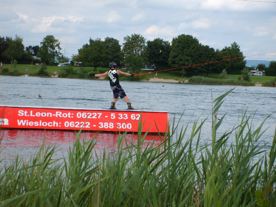 Slider wakeboarder water sports
