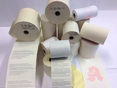 Checkout paper shopping