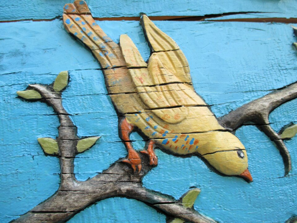 Wood carving color