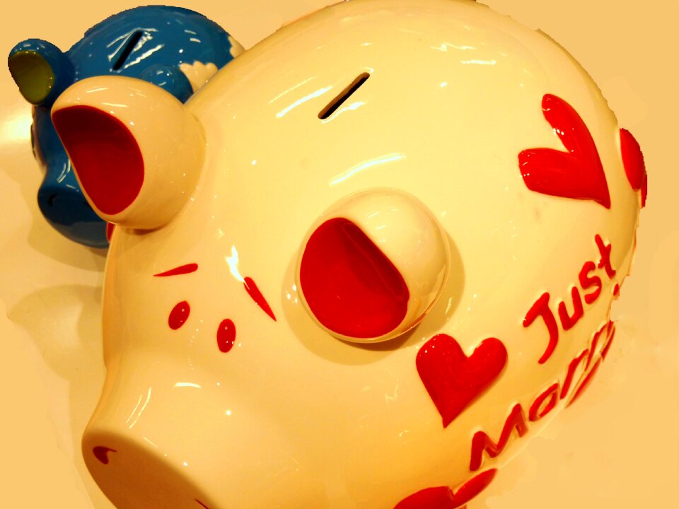 Porcelain pig save