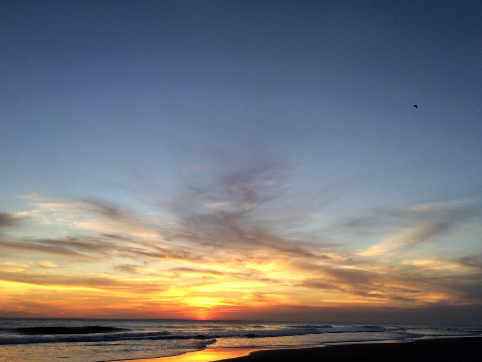 Sea sunset latin america