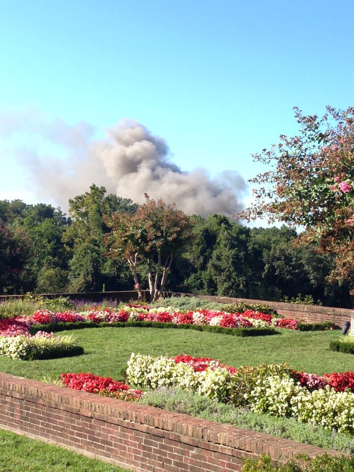 Fire pollution environment