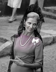 Woman lace festival