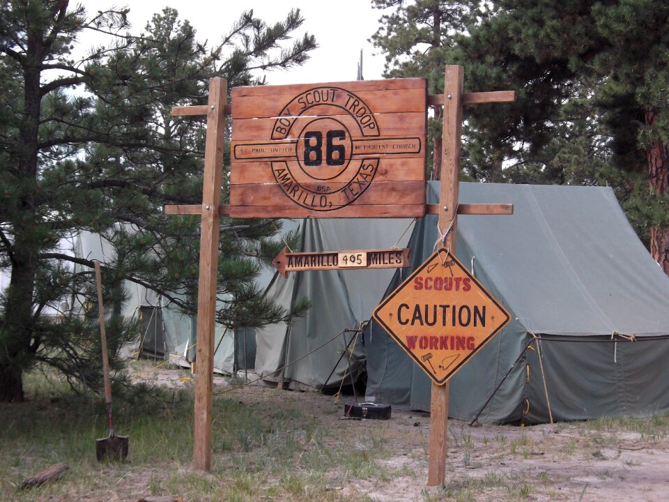 Camping adventure campsite