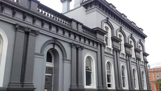 Street view architecture gray