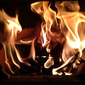Flame campfire burn