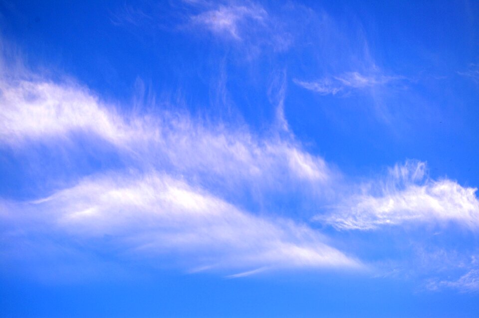 Blue clouds clear