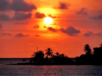 Cartagena de indias sunset caribbean photo