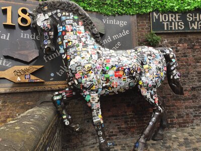 Modern art sculpture
