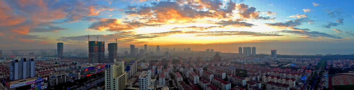 Panorama yantai sky