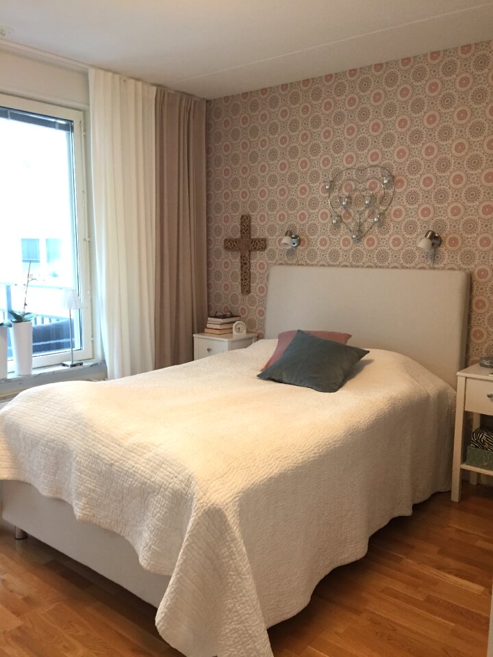 Interior design bed decor