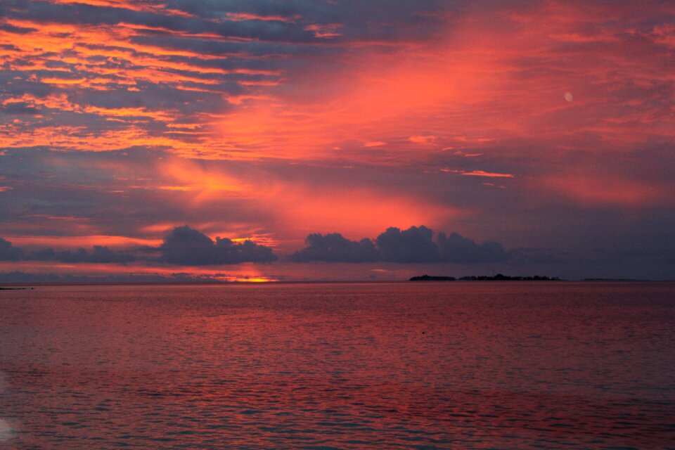 Afterglow mood beach