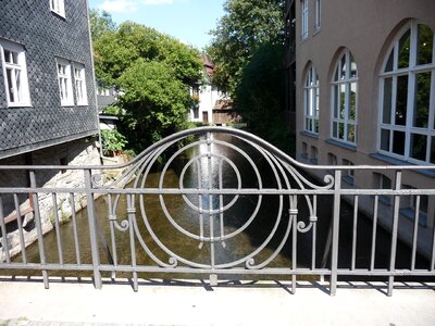 Historic flair thuringia germany long bridge